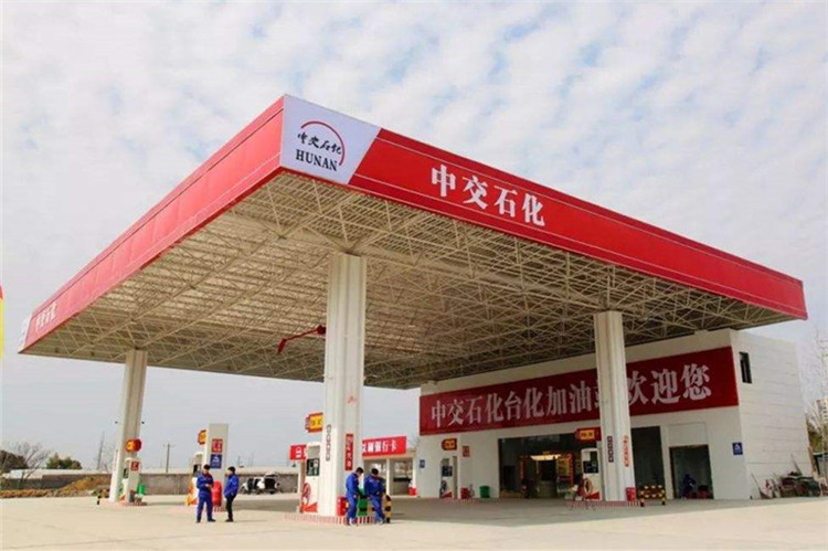 临沧加油站钢结构网架案例6